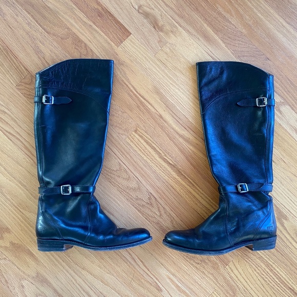 Frye Dorado Riding Boot, black - Picture 6 of 9